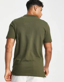 Polo Shirts*Jack & Jones Essentials Slim Fit Pique Logo Polo In Green Olive Night