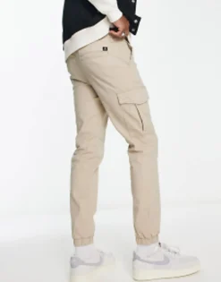 Trousers & Chinos*Jack & Jones Intelligence Cuffed Cargo Trouser In Beige Oxford Tan