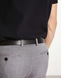 Belts*Jack & Jones Leather Belt In Black