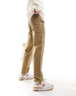 Trousers & Chinos*Jack & Jones Loose Fit Carpenter Trousers In Beige Otter