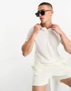 Polo Shirts*Jack & Jones Premium Pique Polo In White Tofu