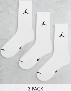 Gifts*Jordan Everyday 3-Pack Socks In White