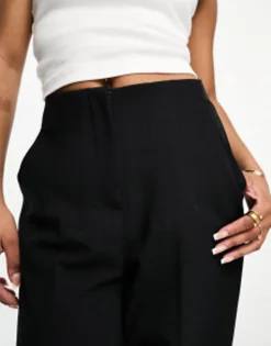 Petite*Miss Selfridge Petite Cigarette Trouser In Black