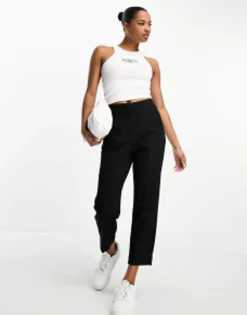 Petite*Miss Selfridge Petite Cigarette Trouser In Black