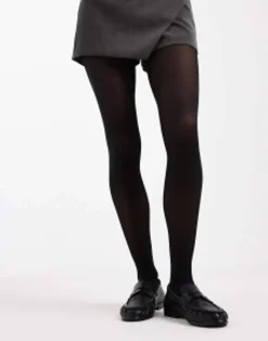 Socks & Tights*Monki 2 Pack 40 Denier Tights In Black