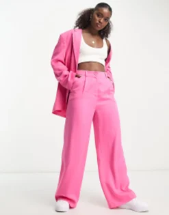 Suits & Tailoring*Monki Co-Ord Blazer And Tailored Trousers In Bright Pink