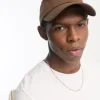 Caps*New Balance Linear Logo Cap In Brown