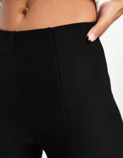 Trousers & Leggings*New Look Split Hem Leggings In Black