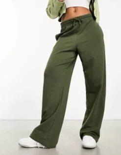 Tracksuits & Joggers*New Look Wide Leg Joggers In Khaki