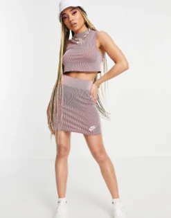 Sportswear*Nike Air Ribbed Coord In Pink