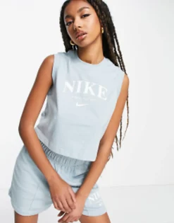 Sportswear*Nike Essential Retro Co Ord In Ocean Blue