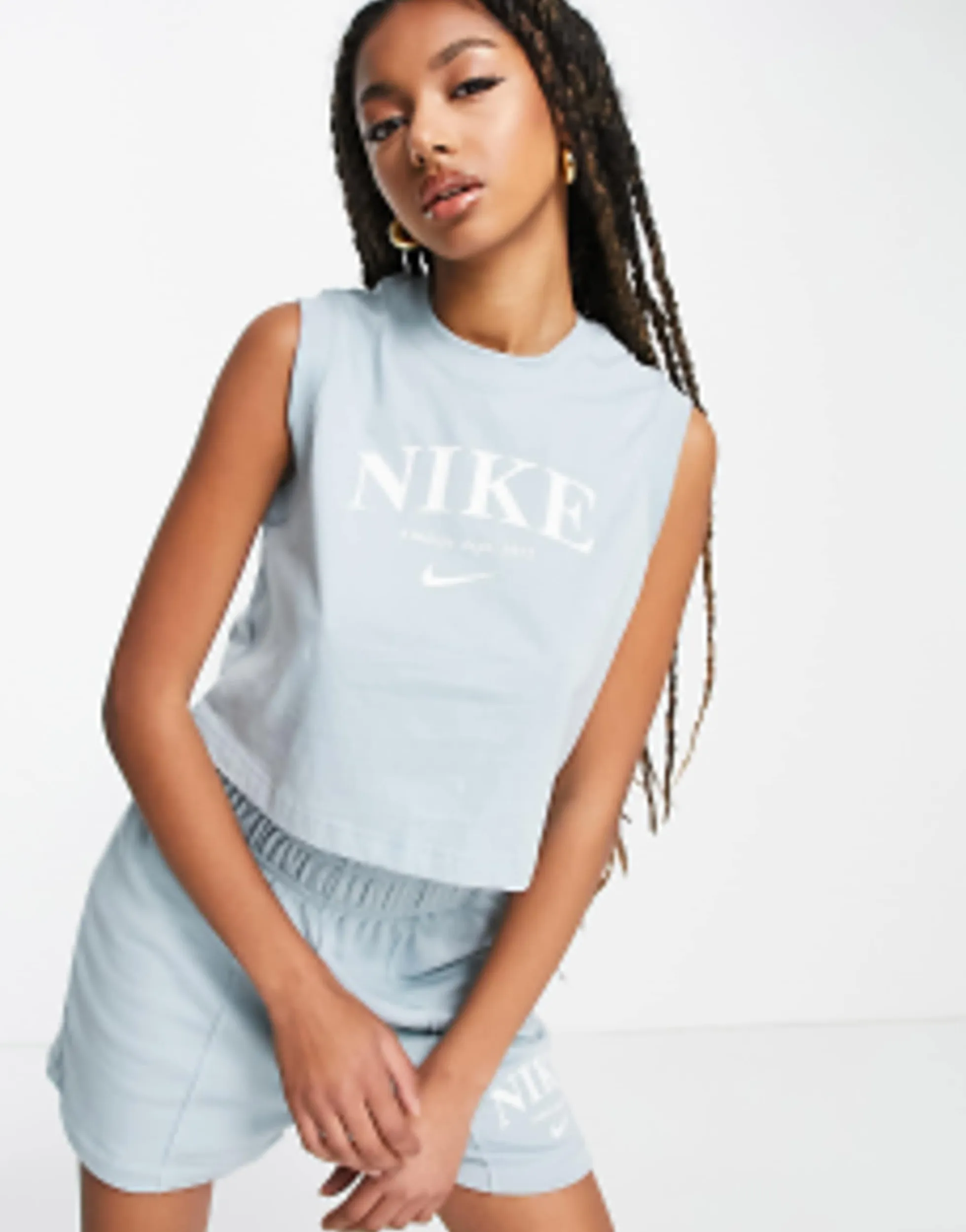 Sportswear*Nike Essential Retro Co Ord In Ocean Blue