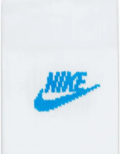 Gifts*Nike Everyday Essential 3 Pack Socks In With Coloured Logo White