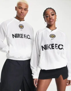 Sportswear*Nike Football Fc Retro Inspired Midlayer In Off White