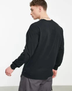 Sportswear*Nike Premium Essentials Oversized Heavyweight Long Sleeve T-Shirt In Black
