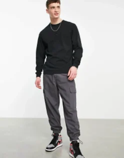 Sportswear*Nike Premium Essentials Oversized Heavyweight Long Sleeve T-Shirt In Black