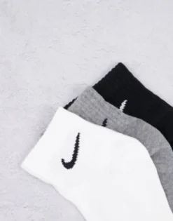 Socks & Tights*Nike Training 3 Pack Unisex Ankle Socks In Multi