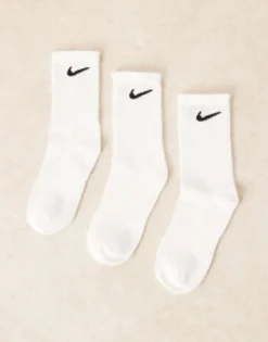 Sportswear*Nike Training 3 Pack Unisex Ankle Socks In White