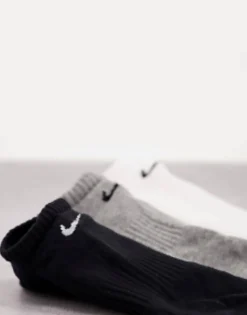 Socks & Tights*Nike Training 3 Pack Unisex Trainer Socks In Multi