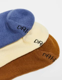 Socks & Tights*Nike Training Everyday Plus 3-Pack No Show Socks In Blue, Vanilla And Brown Multi