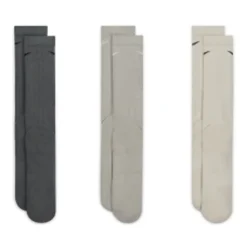 Socks*Nike Training Everyday Plus 3 Pack Socks In , Smoke And Bone Grey