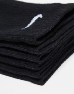Socks*Nike Training Everyday Plus 6 Pack Socks In Black