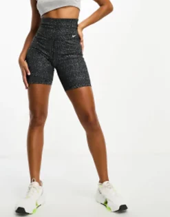 Shorts*Nike Training One Dri-Fit All Over Print Shorts In Black