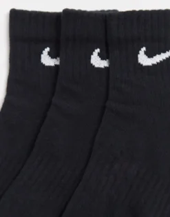 Socks & Tights*Nike Training Unisex 3 Pack Ankle Socks In Black
