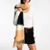 Scarves*Pieces Soft Tassle Scarf In Gradient Camel