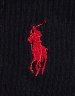 Socks*Polo Ralph Lauren 3 Pack Sport Socks With Pony Logo In Black