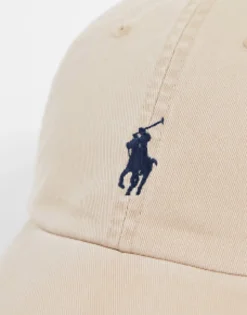 Caps & Hats*Polo Ralph Lauren Logo Baseball Cap In Beige