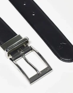 Belts*Polo Ralph Lauren Reversible Leather Belt In Black/Tan With Logo Black/Brown