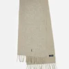 Scarves*Polo Ralph Lauren Wool Scarf In With Pony Logo Tan