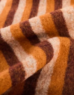 Scarves*PS Paul Smith Cosy Stripe Scarf In Orange