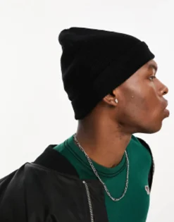 Beanies*PS Paul Smith Zebra Logo Knit Beanie In Black