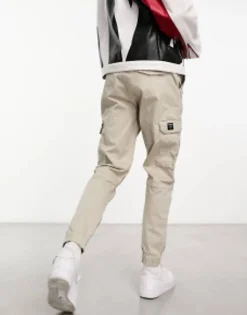 Trousers & Chinos*Pull&Bear Cargo Trouser In Sand