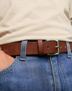 Belts*Pull&Bear Faux Leather Belt In Brown