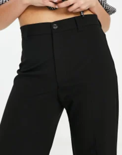 Trousers & Leggings*Pull&Bear High Waisted Tailored Trousers In Black