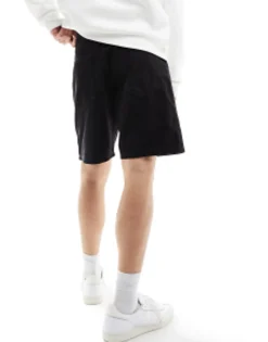 Shorts*Pull&Bear Relaxed Denim Short In Black