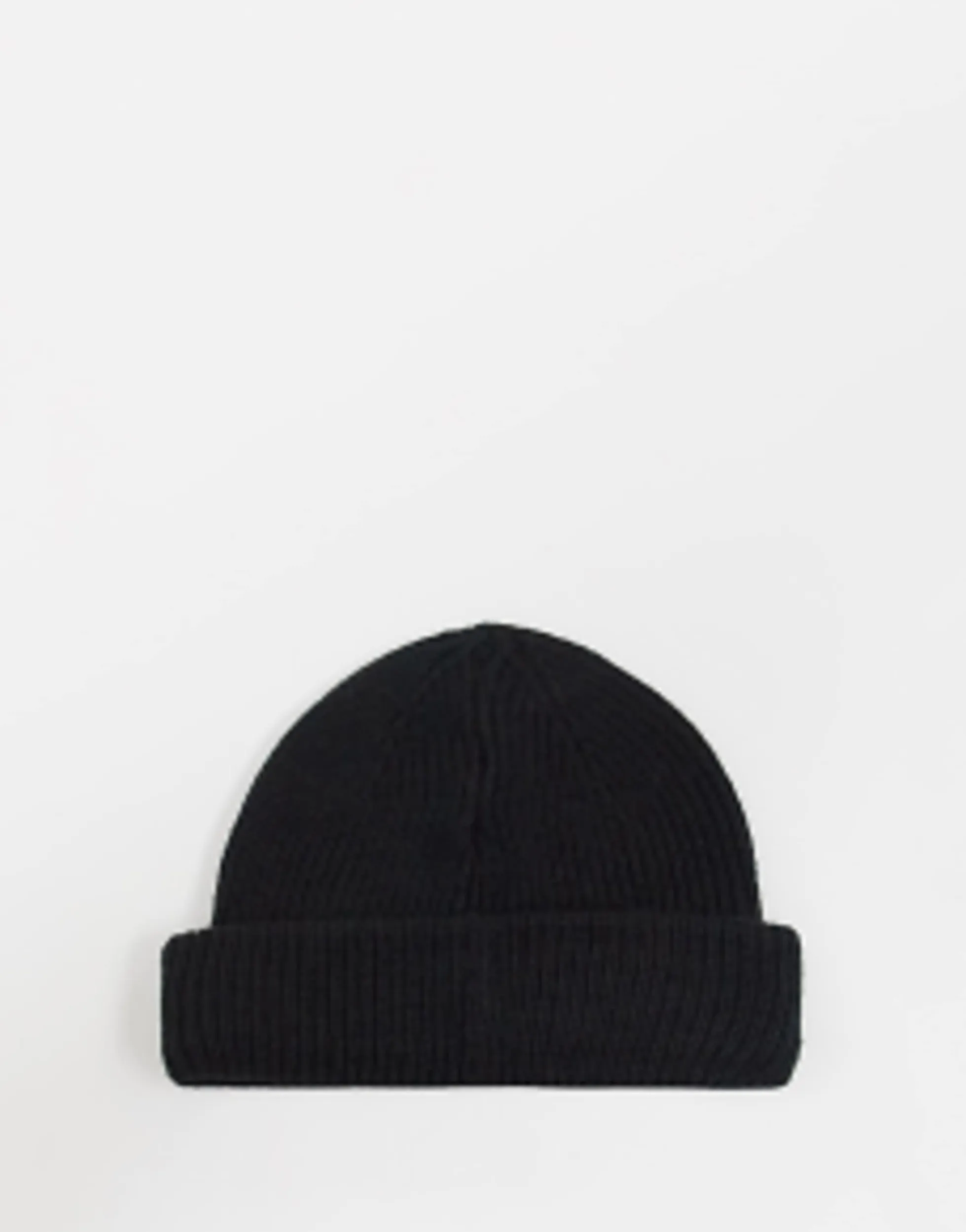 Hats*Reclaimed Vintage Inspired Unisex Fisherman Beanie In Black