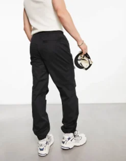 Trousers & Chinos*River Island Zip Pocket Cargos In Black