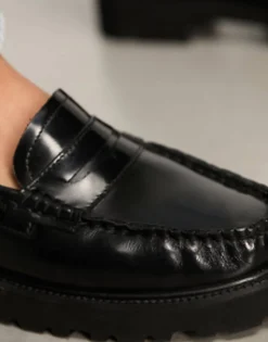 Loafers*Schuh Lionel Loafers In Leather Black