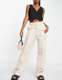 Suits & Tailoring*Selected Femme Tailored Twill Suit Blazer And Trousers In Cream