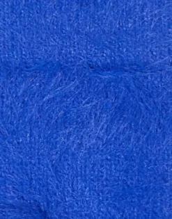 Gloves*Skinnydip Fluffy Mittens In Cobalt Blue