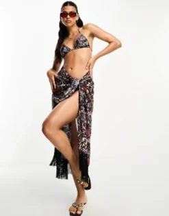 Swimwear & Beachwear*South Beach Bikini In Butterfly Print