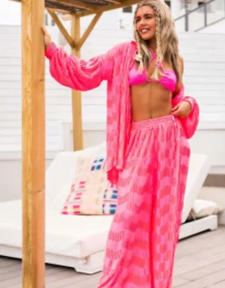 Shirts*South Beach X Miss Molly Beach Co-Ord In Pink