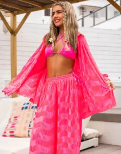 Shirts*South Beach X Miss Molly Beach Co-Ord In Pink