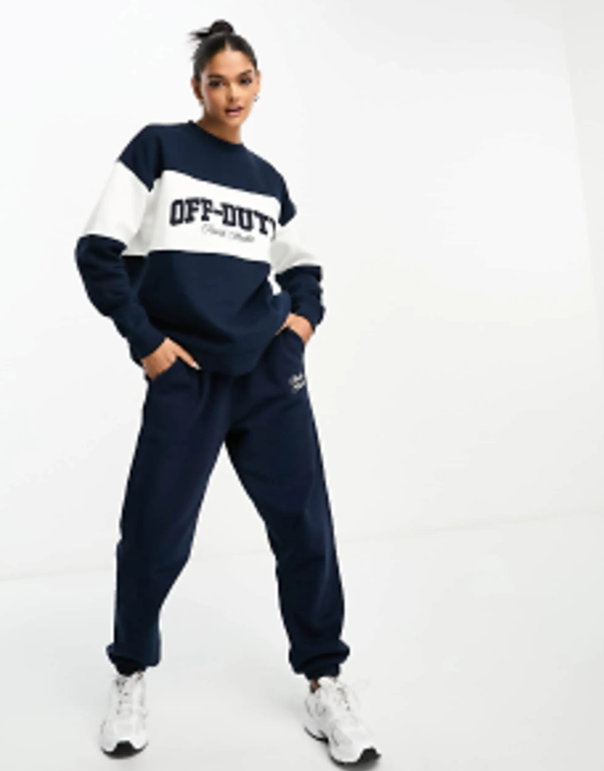 Tracksuits & Joggers*4th & Reckless Off Duty Tracksuit In Navy