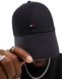 Caps & Hats*Tommy Hilfiger Classic Flag Baseball Cap In Black