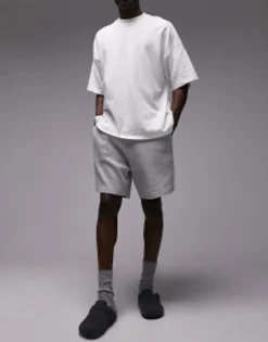 Shorts*Topman Lounge Waffle Short In Grey